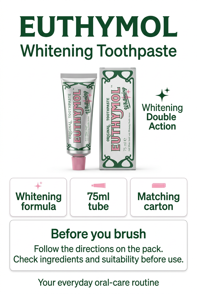 Euthymol Whitening toothpaste information image