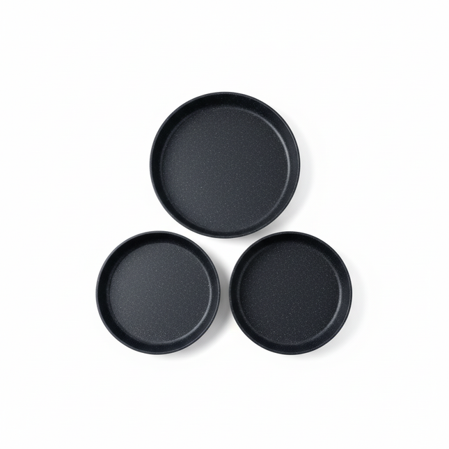Fatafeat 3-Piece Round Tray Set - Arranged