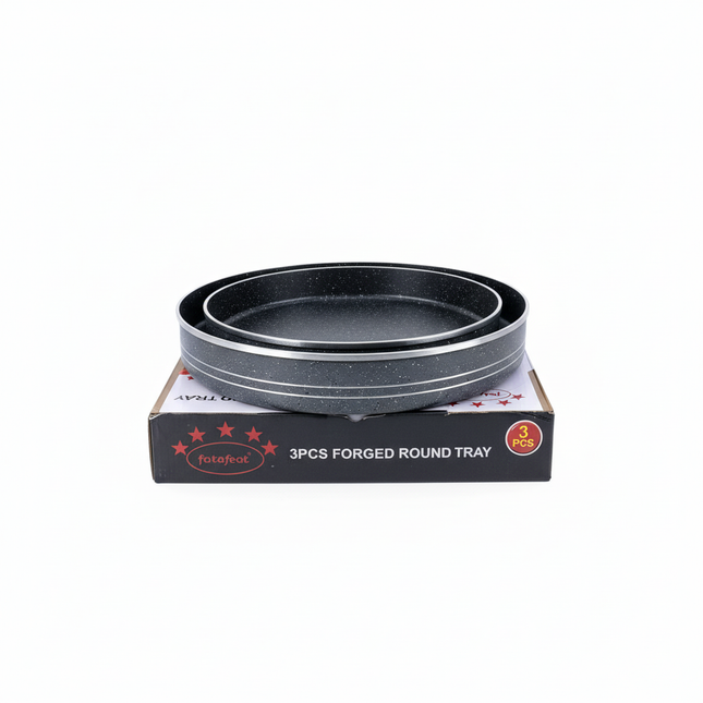 Fatafeat Round Tray Set - Clean Product Shot