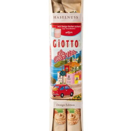 Fresh clean shot of the Giotto La Dolce Vita tube