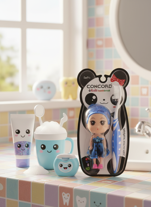 Girls Toothbrush Fun