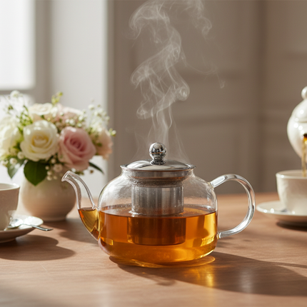 Glass Teapot - Lifestyle Scene