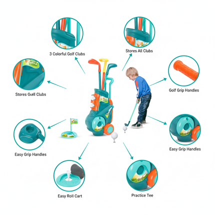Golf Set Features with Details