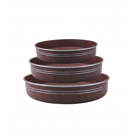 HotChef 3-Piece Oven Tray Set - Stacked