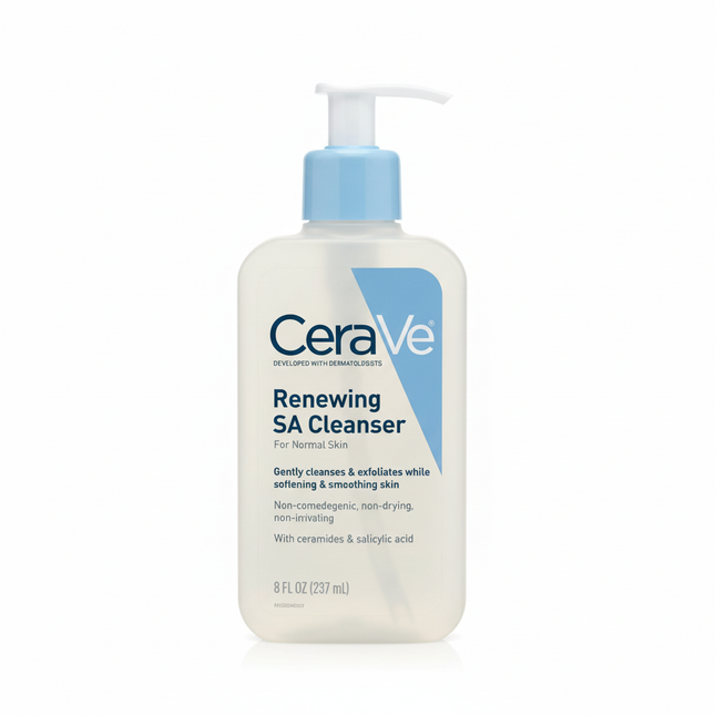 CeraVe Renewing SA Cleanser - Salicylic Acid Exfoliating Cleanser