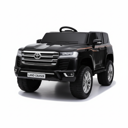 Black Land Cruiser electric ride on car