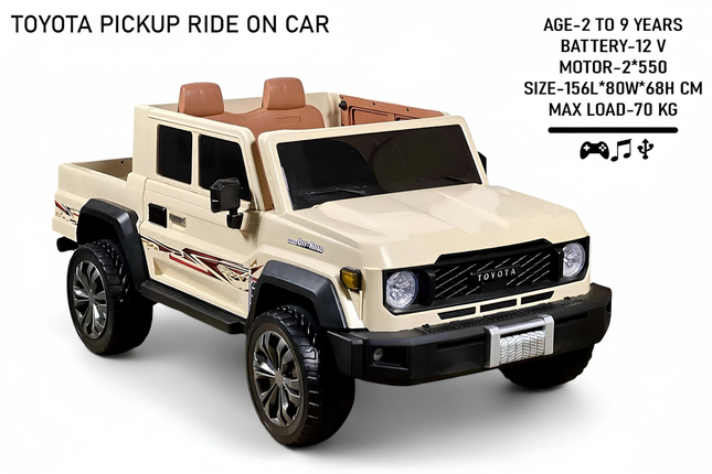 Toyota pickup ride on car with specifications