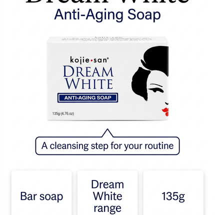 Kojie-san Dream White Anti-Aging Soap information image