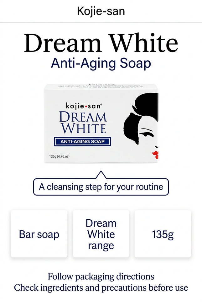 Kojie-san Dream White Anti-Aging Soap information image