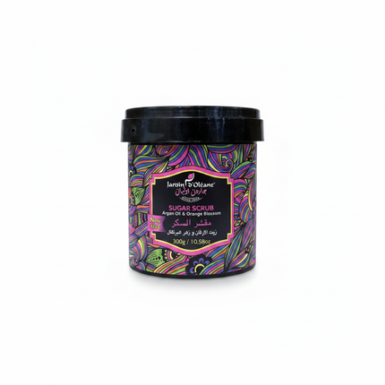 Jardin D'Oleane Sugar Scrub Orange Blossom 300g - clean white background