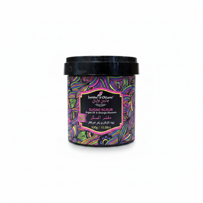 Jardin D'Oleane Sugar Scrub Orange Blossom 300g - clean white background