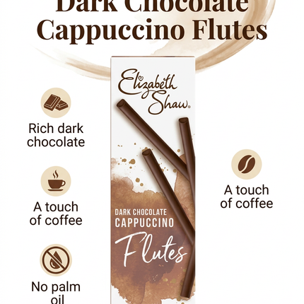 Elizabeth Shaw Cappuccino Flutes product infographic