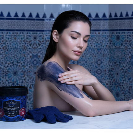 Jardin d'Oléane Moroccan Black Soap Nila Zarka lifestyle hammam photo