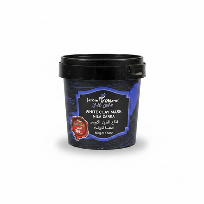 Jardin d'Oléane White Clay Mask Nila Zarka clean white background product shot