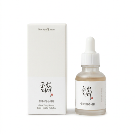 Beauty of Joseon Glow Deep Serum bottle and carton on white background