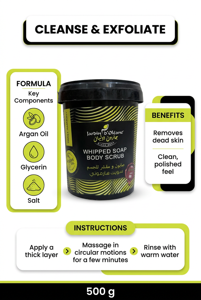 Sweet Harmony body scrub formula highlights and usage guide