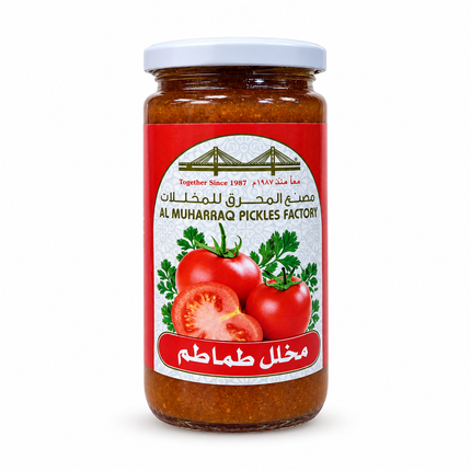 Al Muharraq Tomato Pickle front on white background