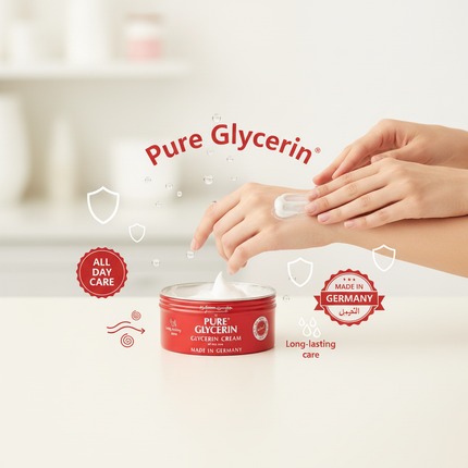 Pure glycerin cream with integrated lifestyle and benefits