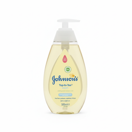 Johnson's Top-to-Toe Wash - Gentle All-in-One Baby Wash 500ml