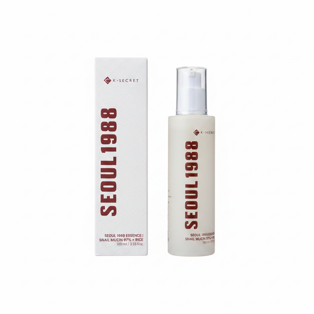 K-Secret Seoul 1988 Snail Mucin Essence clean white background product shot