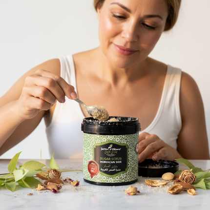 Jardin D'Oleane Sugar Scrub Moroccan Sidr - lifestyle