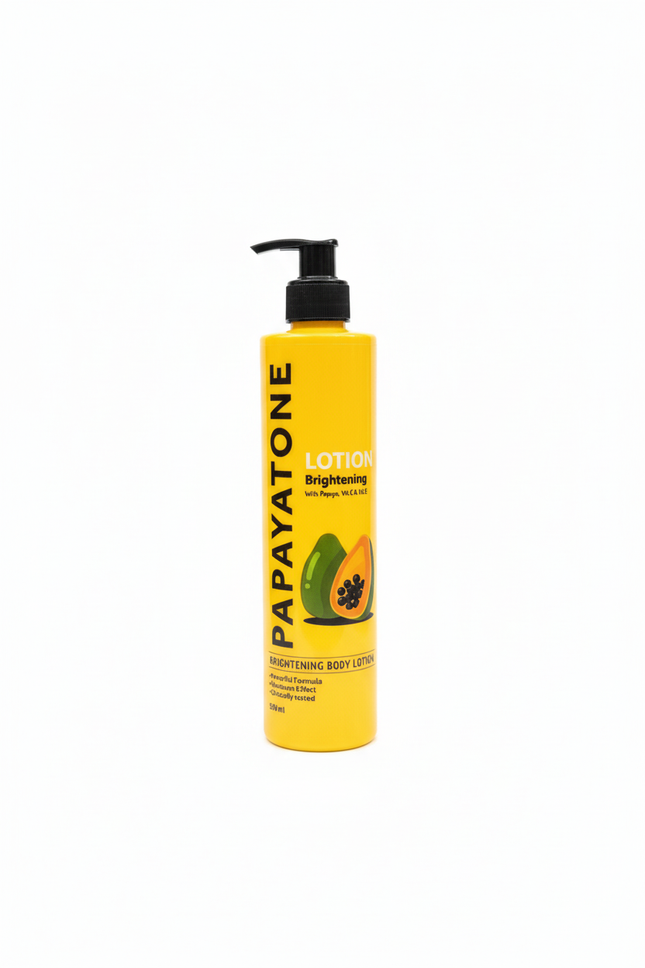 Papayatone Brightening Body Lotion 500ml with Papaya and Vitamins