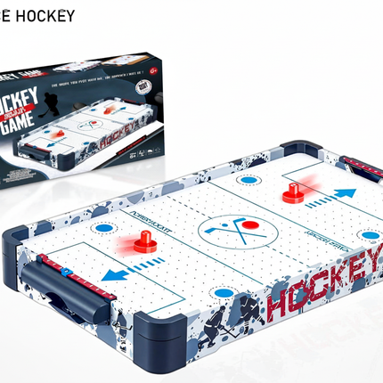 Wooden ice hockey tabletop game with package