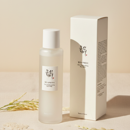 Beauty of Joseon Glow Replenishing Rice Milk Toner rice grain editorial