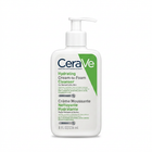CeraVe Hydrating Cream-to-Foam Cleanser 236 ml with white pump on white background