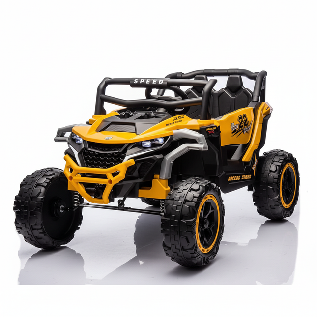 Electric buggy ride on car with roll cage