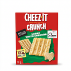 Cheez-It Crunch Sharp White Cheddar crackers 191 g box on white background
