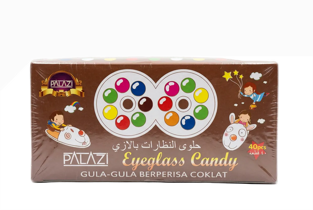 Palazi Eyeglass Candy 280g box on white background