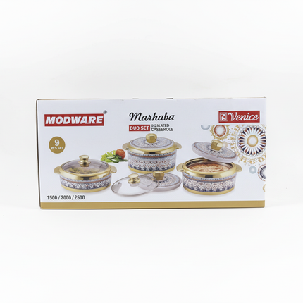 Modware Marhaba Venice casserole set retail packaging box