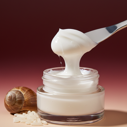 K-Secret Seoul 1988 Snail Mucin Cream texture shot