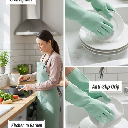 LIAO Apron and Gloves Set lifestyle usage