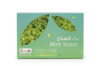 Aljaser Mint Water green leaf-design box on white, styled to match Rose Water pack