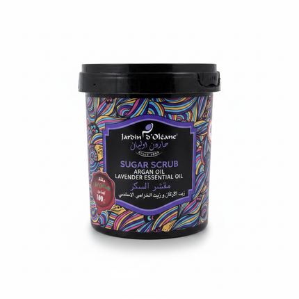 Jardin D'Oleane Sugar Scrub 600g clean white background
