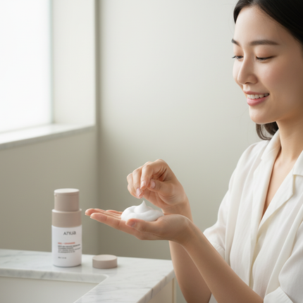 ANUA Rice Enzyme Brightening Cleansing Powder — lifestyle shot