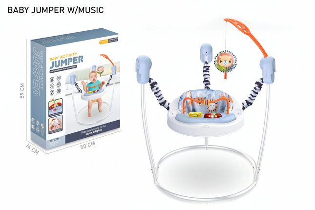 Baby jumper with music and specifications