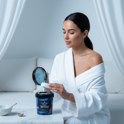 Jardin d'Oléane Nila Zarka Body Scrub lifestyle photo