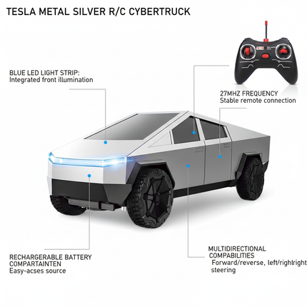 Tesla Metal Silver Features Diagram
