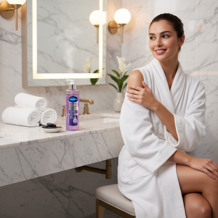 Vaseline GlutaGlow Body Wash lifestyle photo Qatar