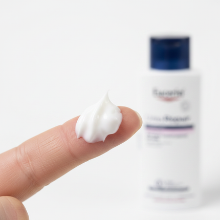 Eucerin UreaRepair Lotion texture close-up