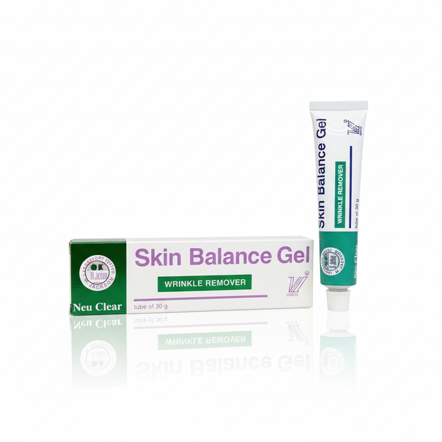 Neu Clear Skin Balance Gel 30g box and tube wrinkle remover