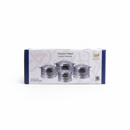 AlMarjan Rodha Collection hotpot set navy blue packaging box