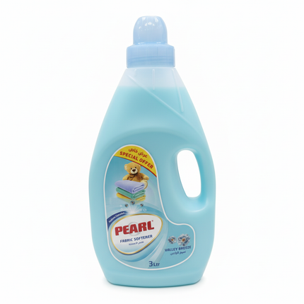 Pearl fabric softener 3L Valley Breeze on white background