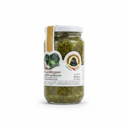 Kuwaiti Lemon Maabooch 400g - Back Label
