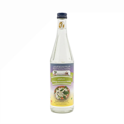 Aljaser Orange Blossom Water 565 ml front bottle view on white background