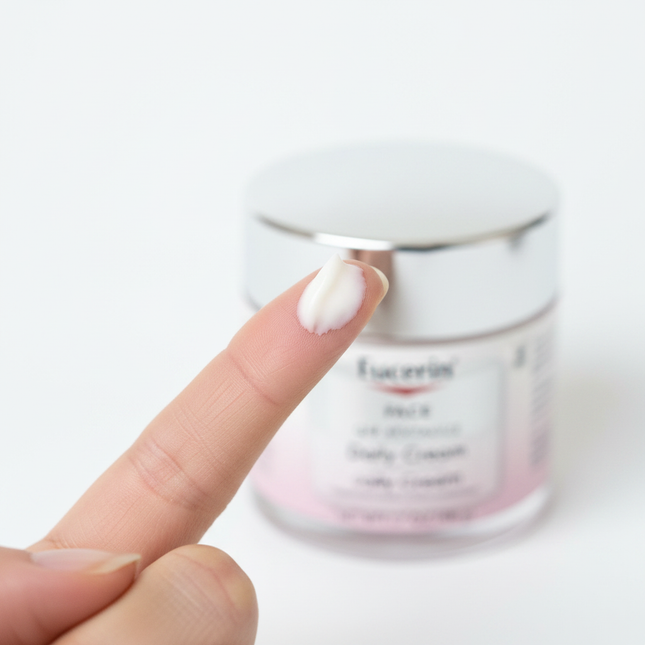Eucerin Face Q10 Revitalize Daily Cream texture close-up