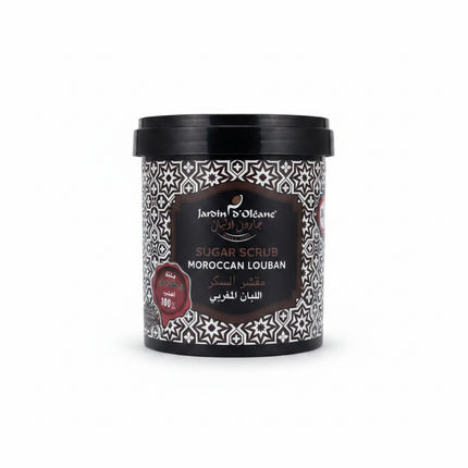 Jardin D'Oleane Sugar Scrub Moroccan Louban 600g - clean white background